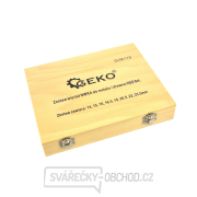 GEKO Vrtáky sada 8ks, dřevo a kov, 14-25,5 mm, HSS GEKO Vrtáky sada 8ks, dřevo a kov, 14-25,5 mm, HSS náhled