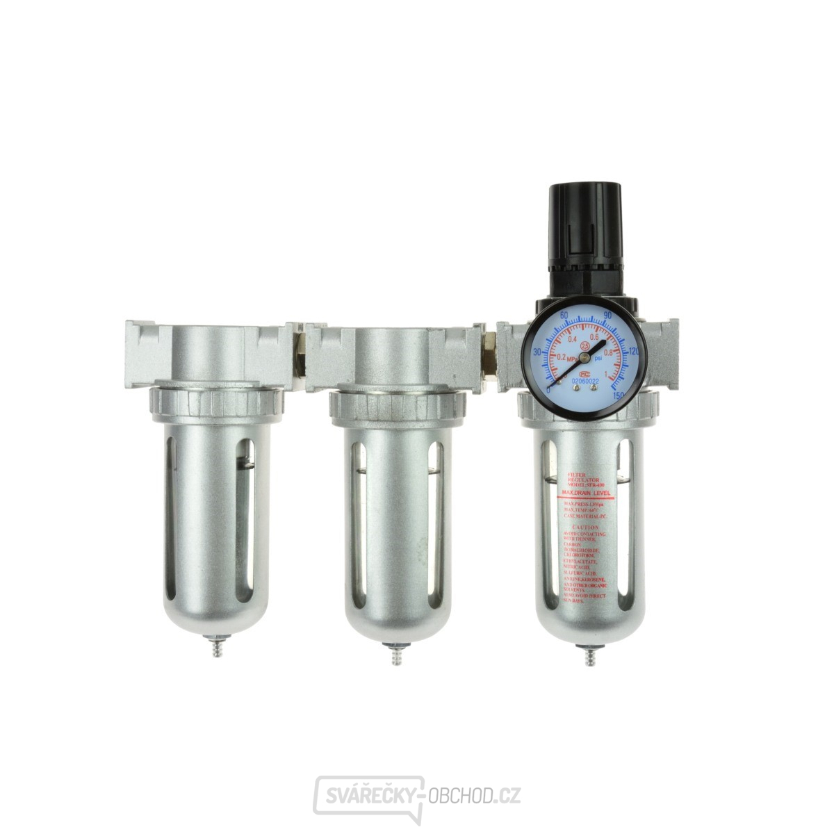GEKO Regulátor tlaku s filtrem a manometrem, max. prac. tlak 1,0MPa
