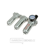 Trojitý vzduchový filtr, odvlhčovač barvy + VELKÝ reduktor (10) Náhled