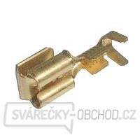 Zdířka faston rozvaděč 6.3mm  neizolovaná Zdířka faston rozvaděč 6.3mm  neizolovaná gallery main image