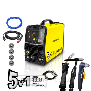 Kowax Svářecí invertor GeniWeld 5v1 200 MIG/TIG/LIFT/MMA/PLAZMA