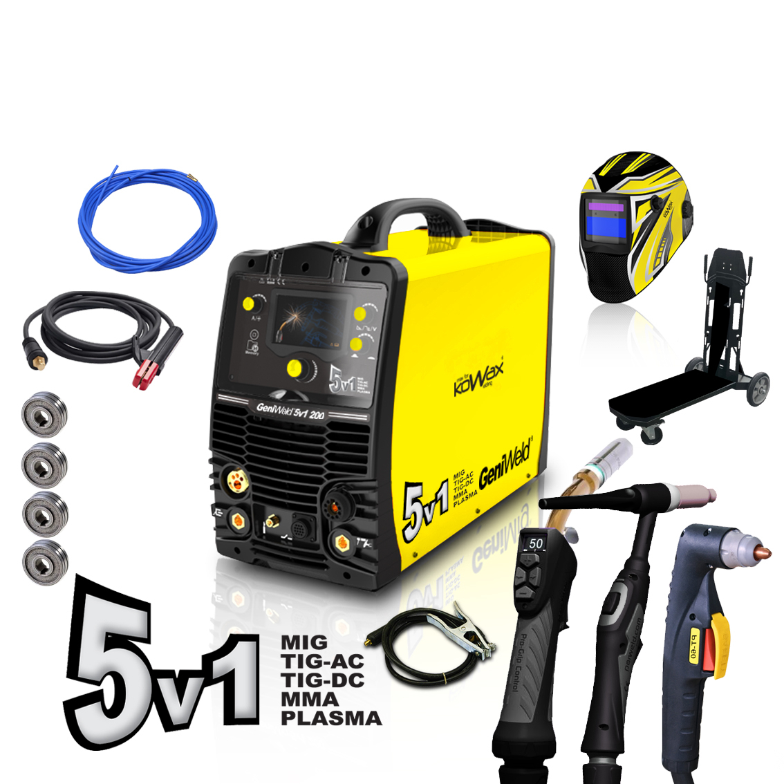 KOWAX GeniWeld5v1 200 SET 1 KWXSTGW5IN1_S01