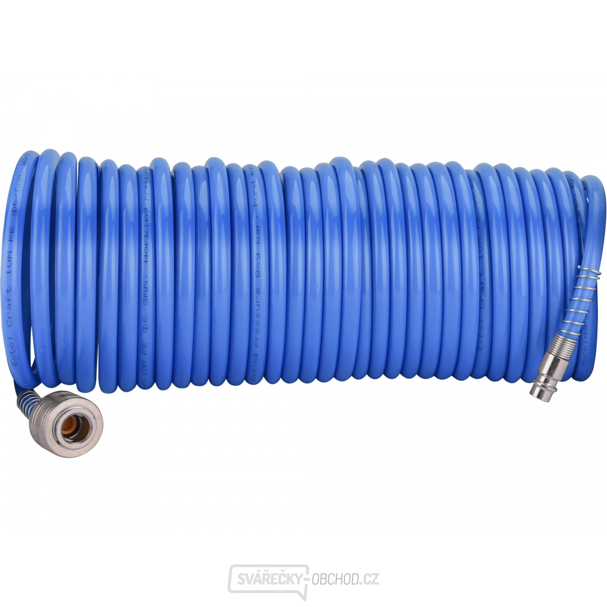 Hadice vzduchová spirálová s rychlospojkami 99325