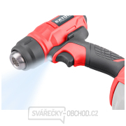 Pistole horkovzdušná aku SHARE20V, 550°C, 20V Li-ion, bez baterie a nabíječky náhled