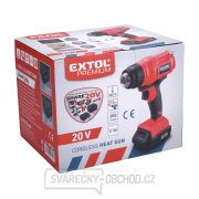 Pistole horkovzdušná aku SHARE20V, 550°C, 20V Li-ion, 2000mAh náhled