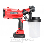 Pistole stříkací HVLP aku SHARE20V, 20V Li-ion, 2000mAh Pistole stříkací HVLP aku SHARE20V, 20V Li-ion, 2000mAh náhled