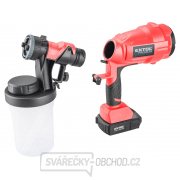 Pistole stříkací HVLP aku SHARE20V, 20V Li-ion, 2000mAh Pistole stříkací HVLP aku SHARE20V, 20V Li-ion, 2000mAh náhled