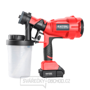 pistole stříkací HVLP aku SHARE20V, 20V Li-ion, 2000mAh Náhled