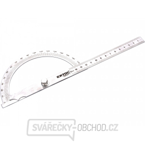 úhloměr obloukový nerezový, 0-180° úhloměr obloukový nerezový, 0-180° gallery main image