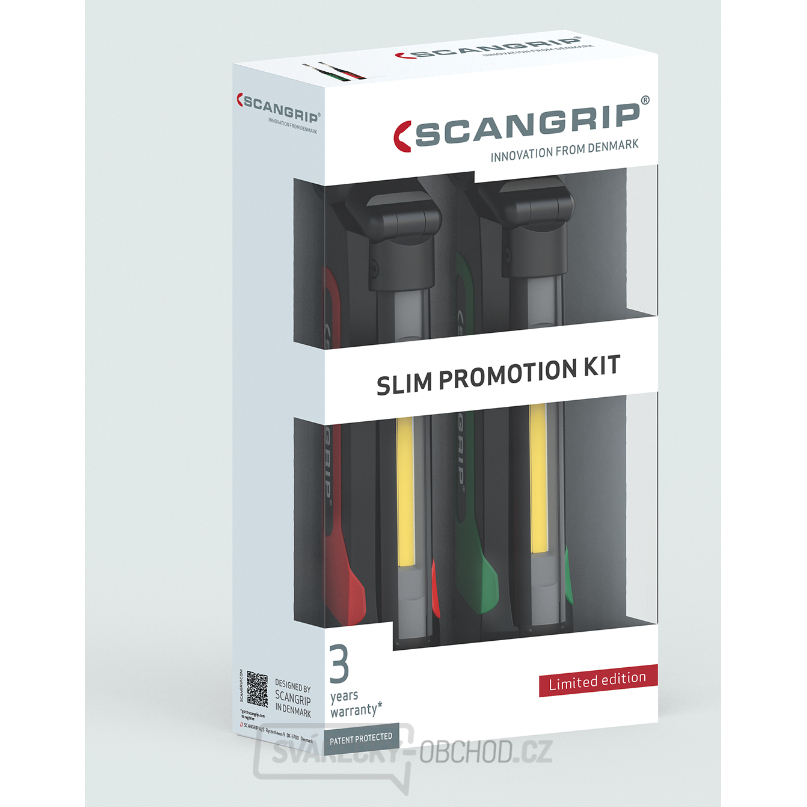Profesionální pracovní svítilna SCANGRIP SLIM/PROMOTION KIT (2ks)