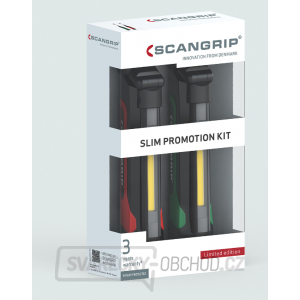 Profesionální pracovní svítilna SCANGRIP SLIM/PROMOTION KIT (2ks)