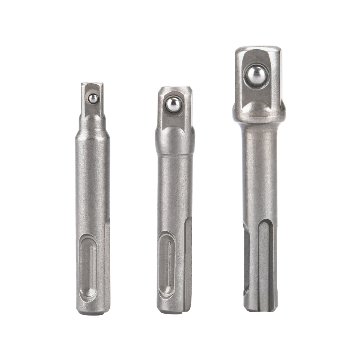 Levně Adaptéry sada 3ks z SDS PLUS na čtyřhran, 1/4"-3/8"-1/2", CrV 8819695