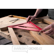 Úhelník tesařský/truhlářský víceúčelový, 300mm, kov Úhelník tesařský/truhlářský víceúčelový, 300mm, kov náhled