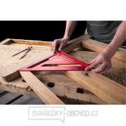 Úhelník tesařský/truhlářský víceúčelový, 300mm, kov Úhelník tesařský/truhlářský víceúčelový, 300mm, kov náhled