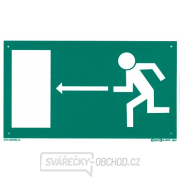 Únikový východ vlevo 210x123mm - plastová tabulka Únikový východ vlevo 210x123mm - plastová tabulka gallery main image