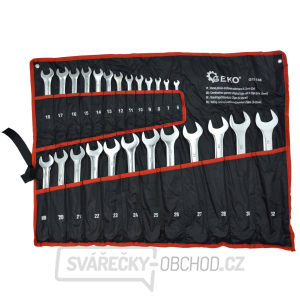 GEKO Klíče očkoploché, sada 25ks, 6-32mm GEKO Klíče očkoploché, sada 25ks, 6-32mm gallery main image