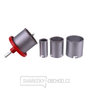 GEKO Vrtáky vykružovací s karbidovým ostřím, sada 4ks, 33-53-67-73mm GEKO Vrtáky vykružovací s karbidovým ostřím, sada 4ks, 33-53-67-73mm gallery main image