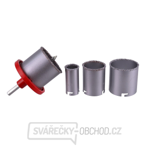 GEKO Vrtáky vykružovací s karbidovým ostřím, sada 4ks, 33-53-67-73mm GEKO Vrtáky vykružovací s karbidovým ostřím, sada 4ks, 33-53-67-73mm gallery main image