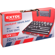 Gola sada Extol Premium - 22 ks Náhled