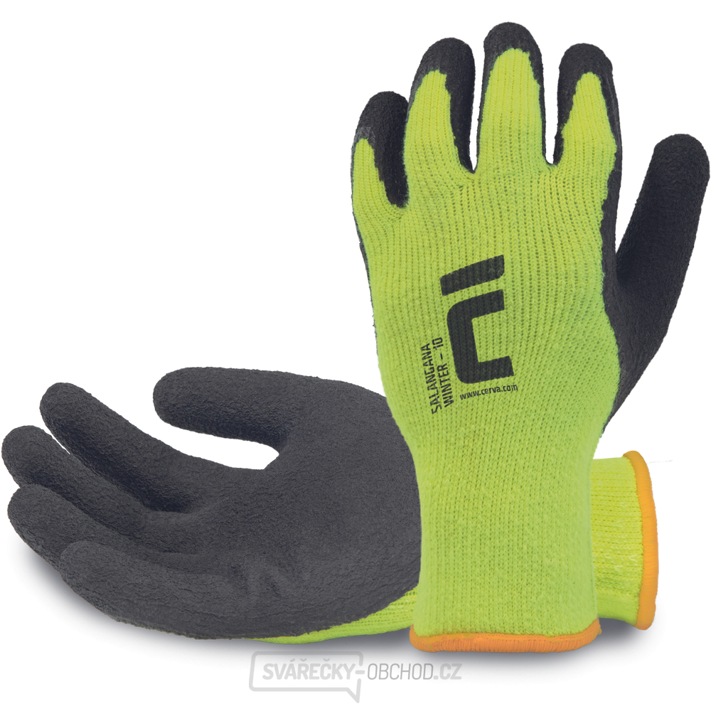 SALANGANA WINTER - Pracovní rukavice povrstvené, žluté, Vel 9 SALANGANA WINTER - Pracovní rukavice povrstvené, žluté, Vel 9 gallery main image