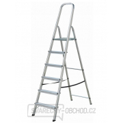 ELKOP Jednostranné hliníkové schůdky ALW 506 - 6 stupňů gallery main image