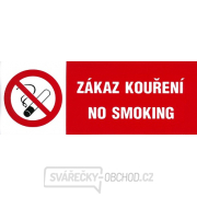 Zákaz kouření - No smoking 210x70mm - samolepka Zákaz kouření - No smoking 210x70mm - samolepka gallery main image