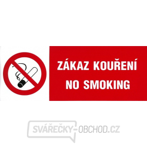 Zákaz kouření - No smoking 210x70mm - samolepka Zákaz kouření - No smoking 210x70mm - samolepka gallery main image
