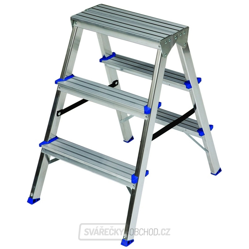 ELKOP Oboustranné hliníkové schůdky DHR 403 - 3 stupně