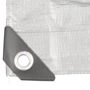 Plachta Procraft ST4x5 200g/m2 nepromokavá s oky 4x5 m stříbrná | ST4x5 náhled