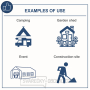 Scheppach SG 3200x Rámová elektrocentrála 2800 W s regulací AVR Náhled