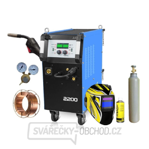 Kühtreiber KITin 2200 Multi Mig Synergic + Hořák + Ventil + Kukla + Sprej + Drát + plná Lahev CO2 Kühtreiber KITin 2200 Multi Mig Synergic + Hořák + Ventil + Kukla + Sprej + Drát + plná Lahev CO2 gallery main image