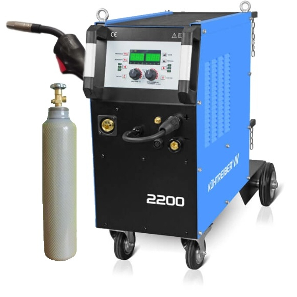 Kühtreiber KITin 2200 Multi Mig Synergic + Hořák + plná Tlaková láhev 068710351set4