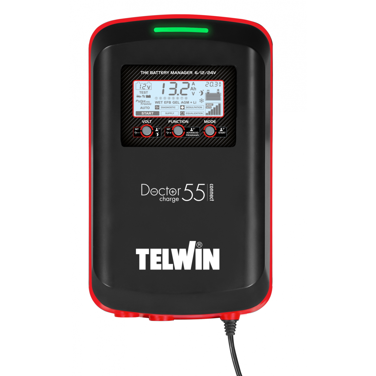 Microprocesorová nabíječka Doctor Charge 55 Connect Telwin