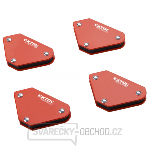 Magnet-úhelník svařovací mini, sada 4ks, 45°-90°-135°, nosnost do 4kg Magnet-úhelník svařovací mini, sada 4ks, 45°-90°-135°, nosnost do 4kg gallery main image