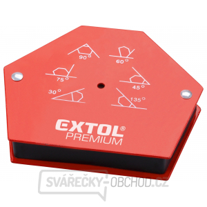 Magnet-úhelník svařovací, 30°-45°-60°-75°-90°-135°, nosnost do 22kg