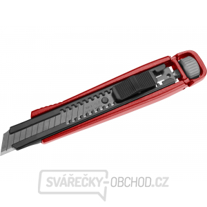 Nůž ulamovací celokovový s výztuhou, 18mm, Auto-lock, SK2 Nůž ulamovací celokovový s výztuhou, 18mm, Auto-lock, SK2 gallery main image