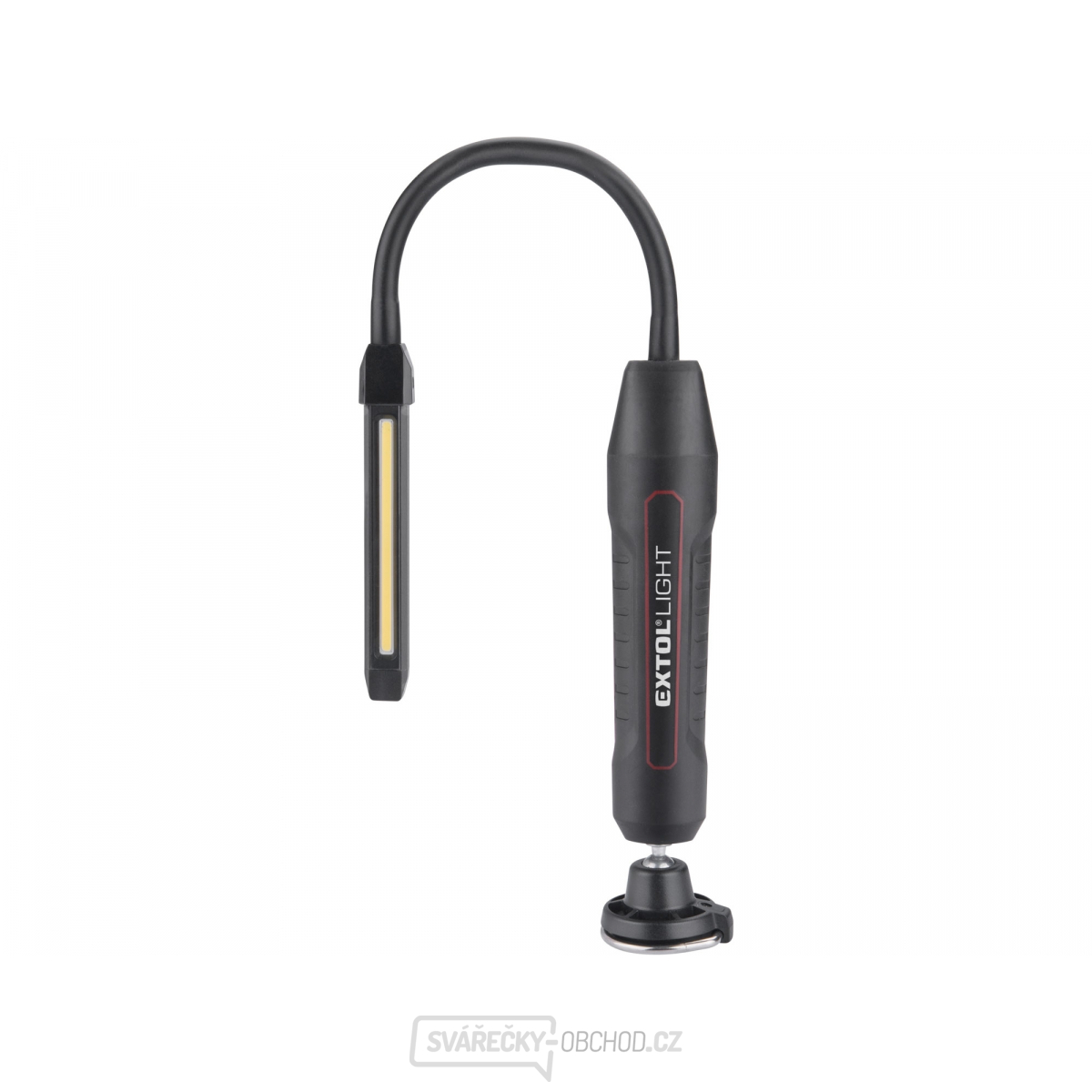 Světlo pracovní, ohebné, 500lm, USB nabíjení, 500lm COB + 140lm LED