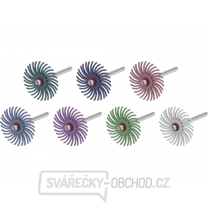 Disky radiální štětinové, sada 52ks, P80, P120, P220, P400, P600, P1000, P2500 Disky radiální štětinové, sada 52ks, P80, P120, P220, P400, P600, P1000, P2500 gallery main image