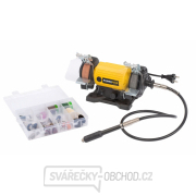 POWERPLUS POWX1280 - Dvoukotoučová bruska s flexibilní hřídelí 120W Náhled