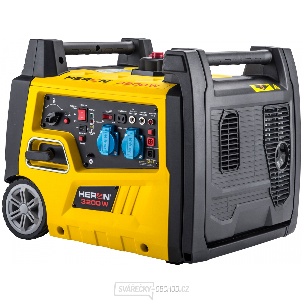 ELEKTROCENTRÁLA DIGITÁLNÍ INVERTOROVÁ HERON 5,4HP/3,2KW Elektrický start , Dálkové ovládání