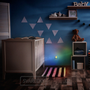 Solight Noční LED RGB světléko se světelným sensorem, volitelná barva světla, 230V  Náhled