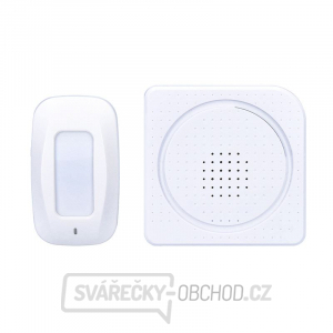 Solight Bezdrátový hlásič pohybu/gong, napájení ze zásuvky, externí PIR čidlo gallery main image