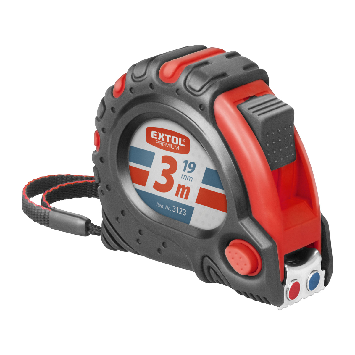 Levně Metr svinovací, 3m, š. pásku 19mm 3123
