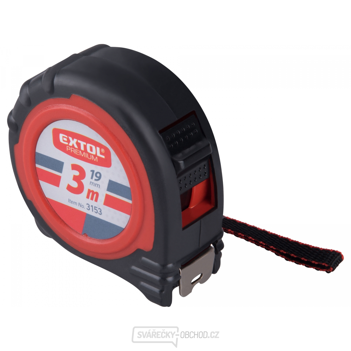 Metr svinovací, 3m, š. pásku 19mm