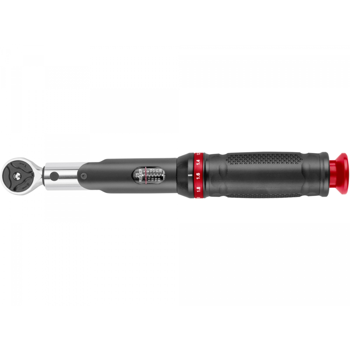 Fortum Klíč momentový se stupnicí, 1/4, 5-25Nm, 72 zubů, CrV 4700214