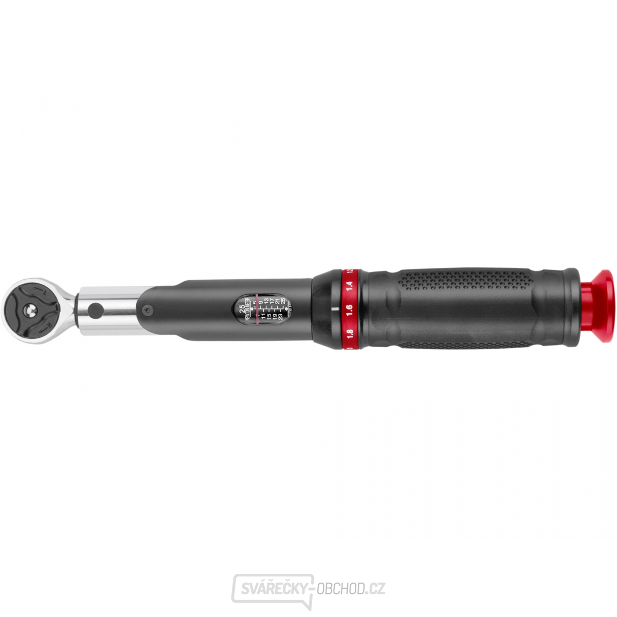 Klíč momentový se stupnicí, 1/4", 5-25Nm, 72 zubů, CrV