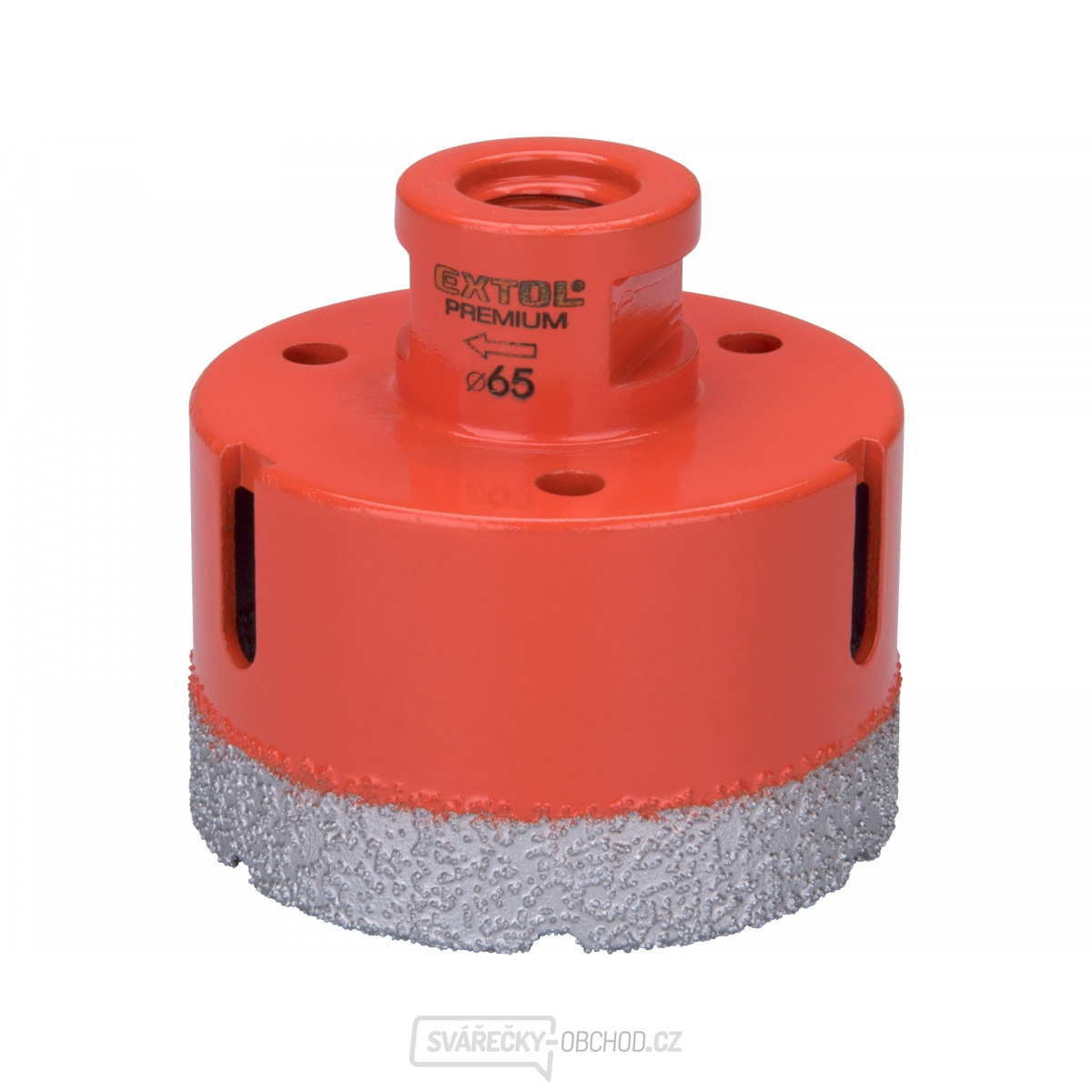 Korunka vykružovací diamantová, O 65mm, závit M14 Korunka vykružovací diamantová, O 65mm, závit M14 gallery main image