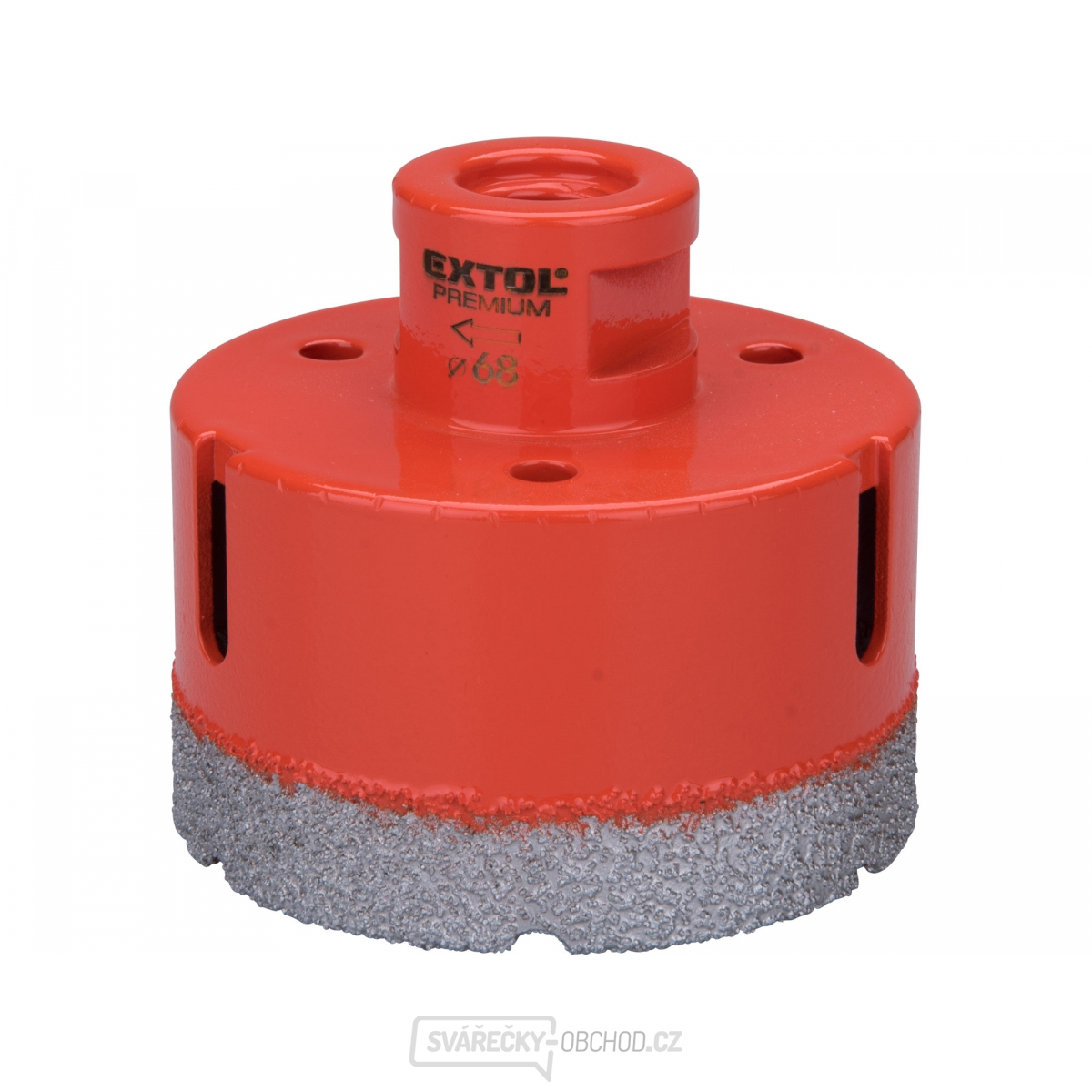 Korunka vykružovací diamantová, O 68mm, závit M14