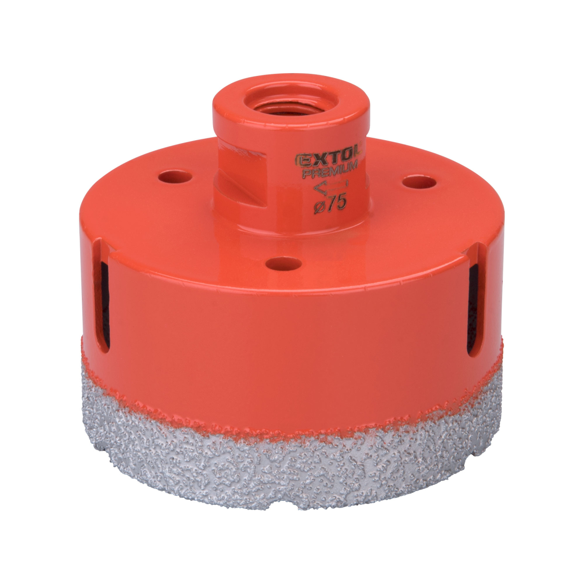 Levně Korunka vykružovací diamantová, O 75mm, závit M14 8801878