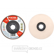 kotouč leštící filcový/plstěný, celoobvodový rovný, O 125x15mm kotouč leštící filcový/plstěný, celoobvodový rovný, O 125x15mm gallery main image